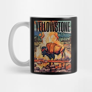 Yellowstone National Park USA Mug